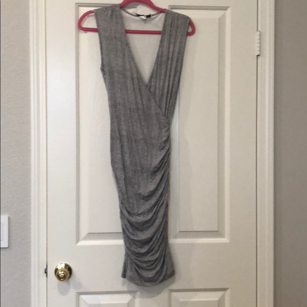 Short sleeve dot dress